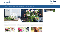 Desktop Screenshot of primaflora.de